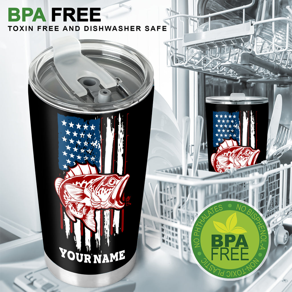 Ich angle stundenlang – personalisierter Angelbecher