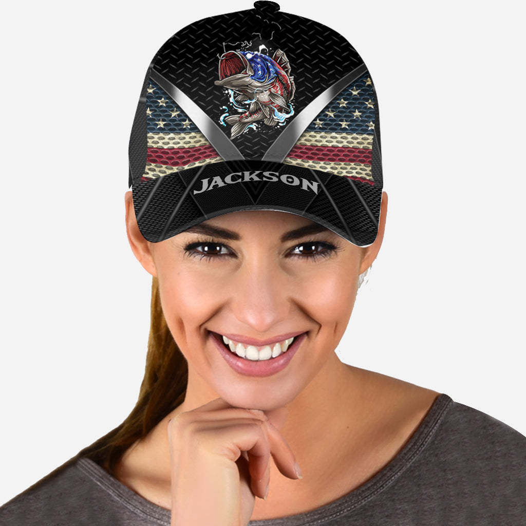 American Angler - Personalisierte Angel-Klassiker-Kappe