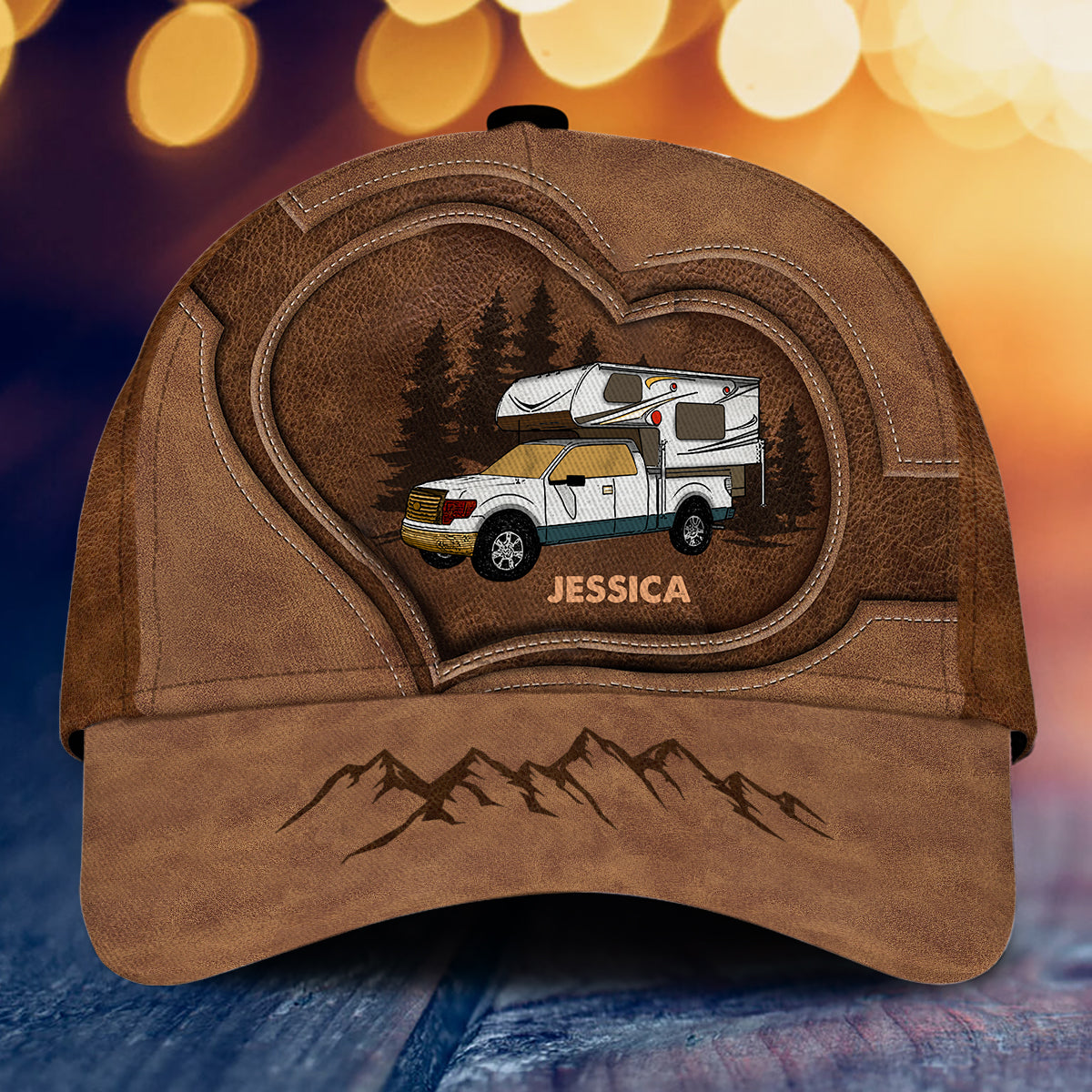 Happy Camper – Personalisierte Camping-Klassiker-Kappe