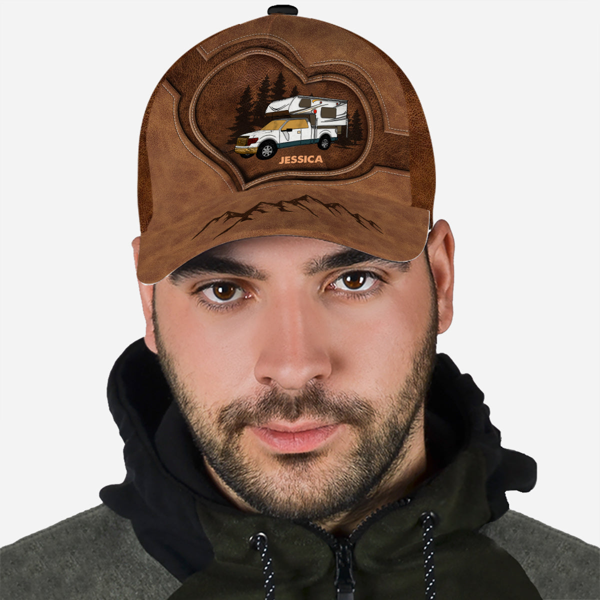 Happy Camper – Personalisierte Camping-Klassiker-Kappe