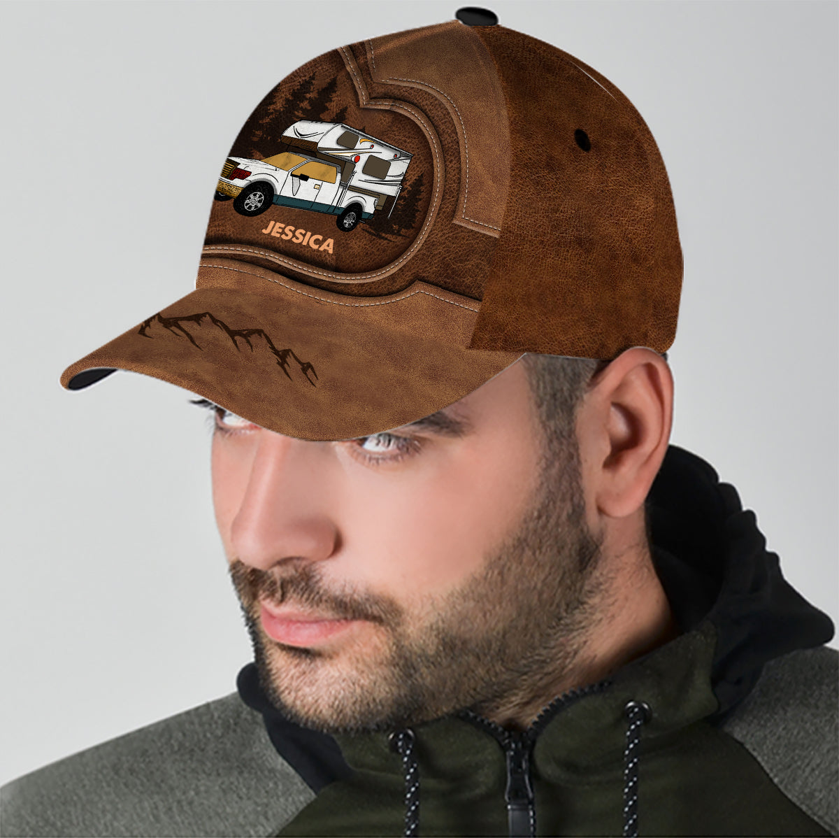 Happy Camper – Personalisierte Camping-Klassiker-Kappe