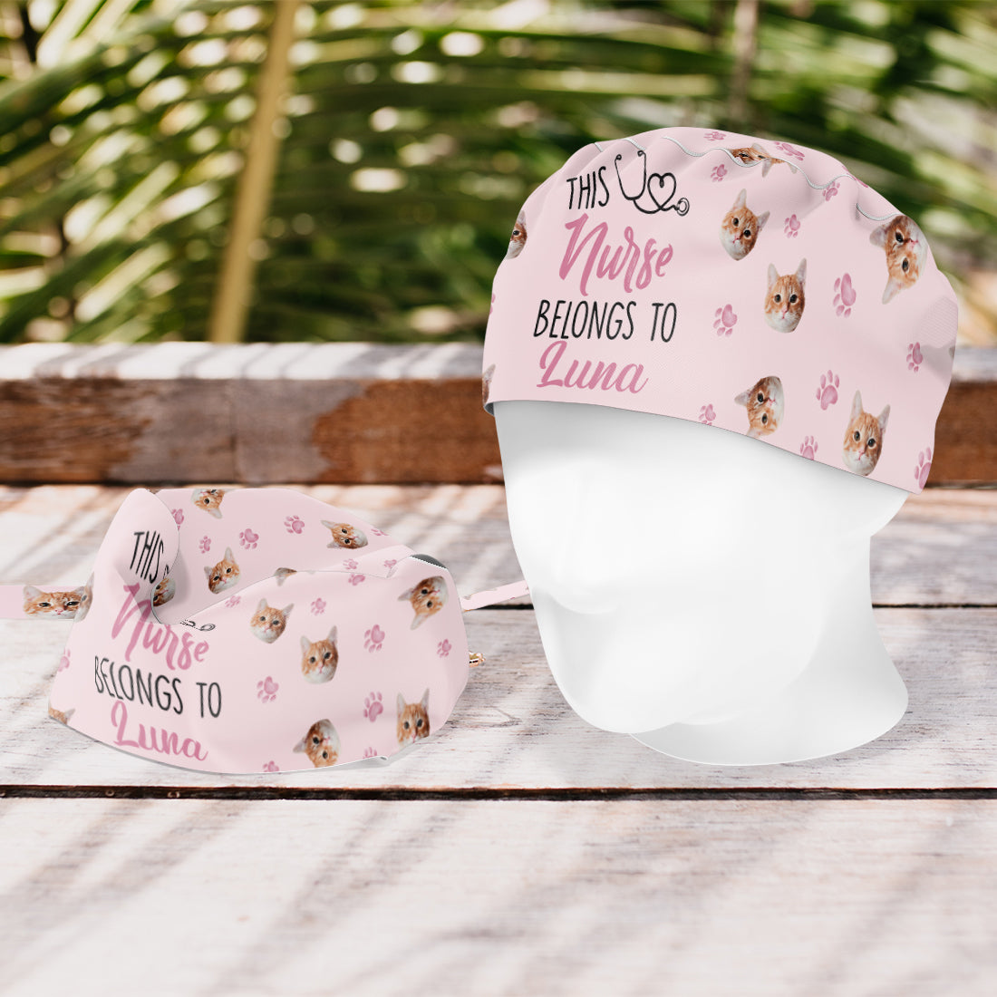 This Human Belong To - Personalized Nurse Scrub Cap