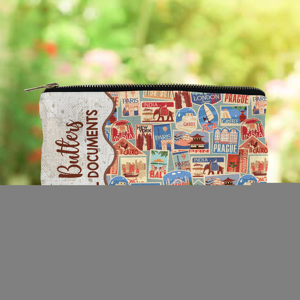 Familienreisedokumente – personalisierte Reisetasche