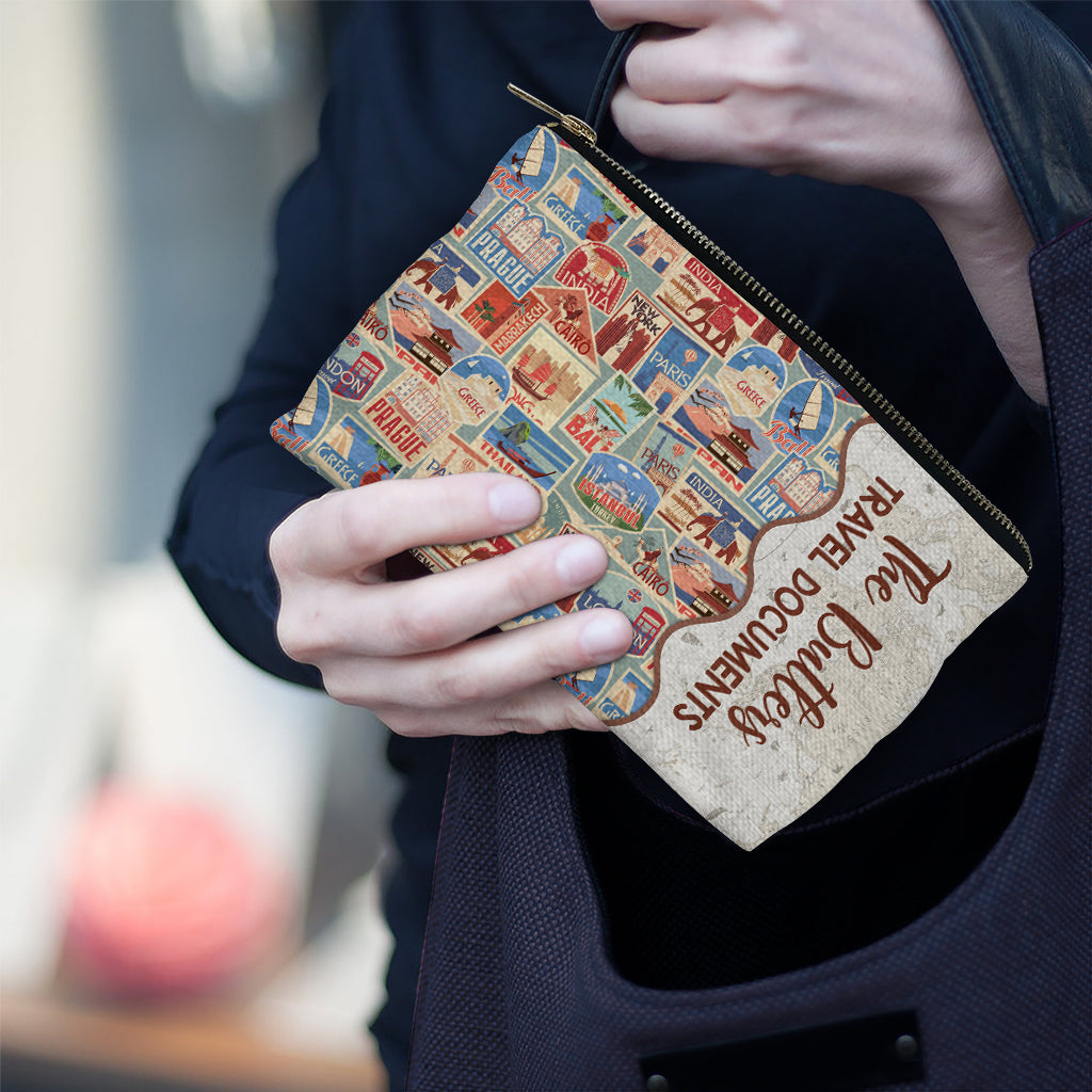 Familienreisedokumente – personalisierte Reisetasche