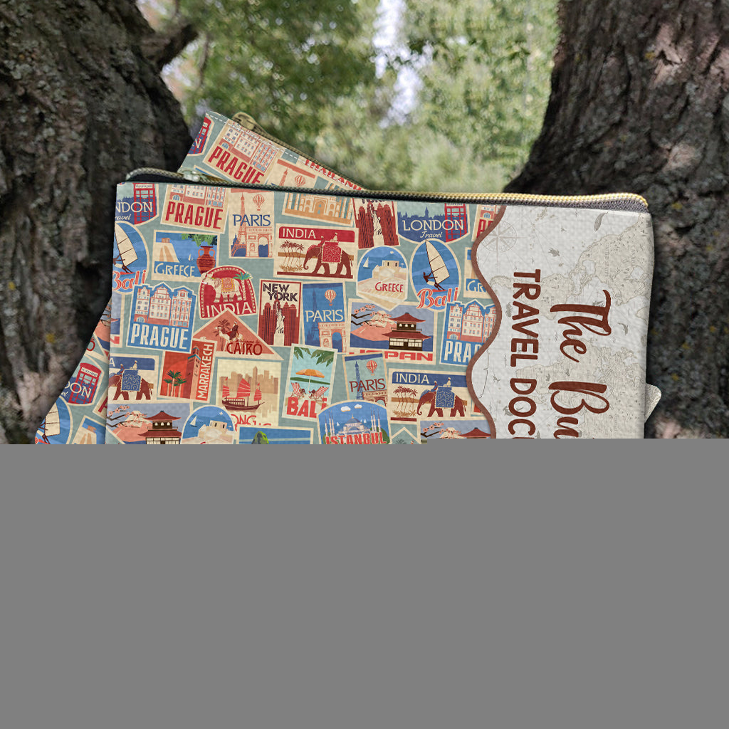 Familienreisedokumente – personalisierte Reisetasche