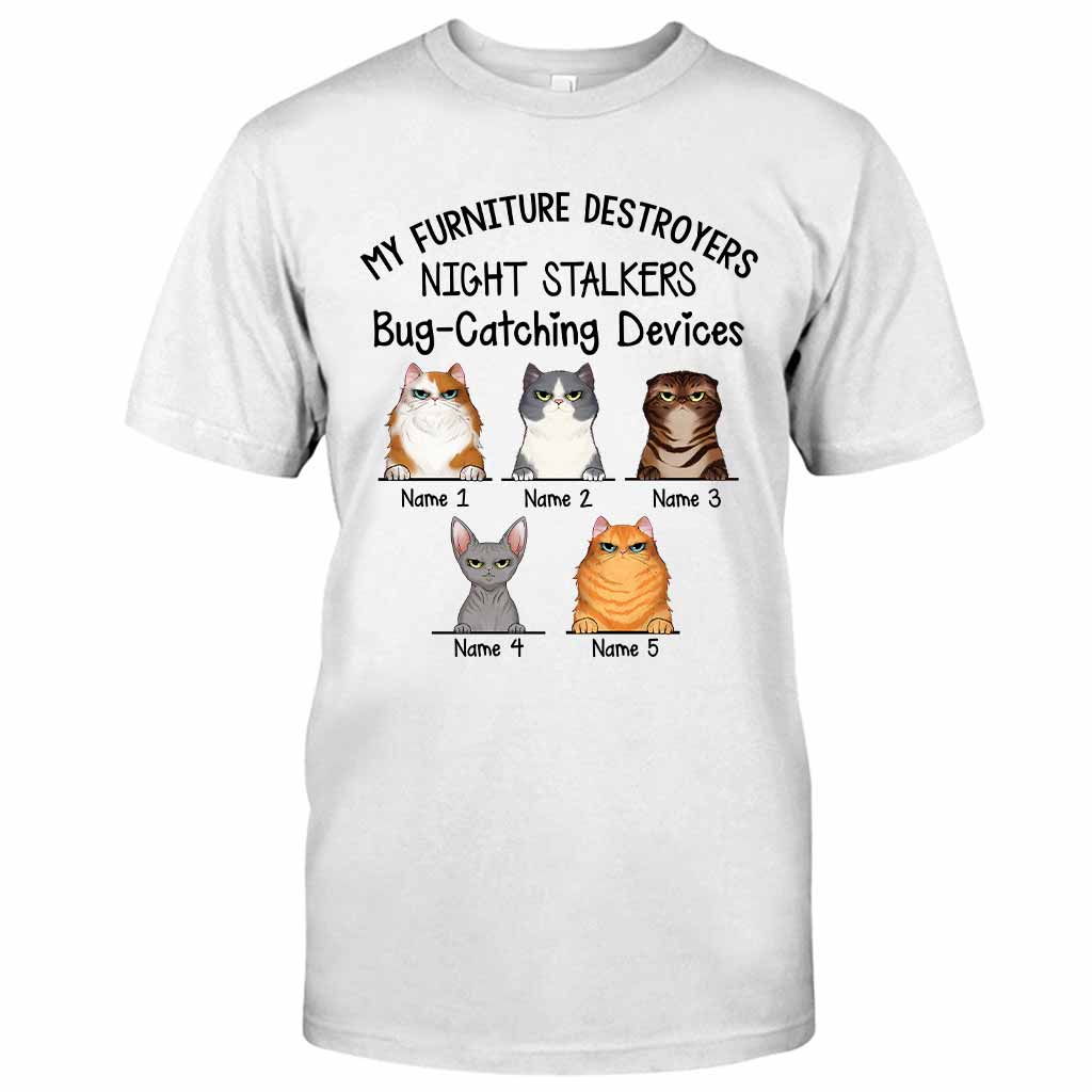 Meine Möbelzerstörer – Personalisiertes Katzen-T-Shirt und Hoodie