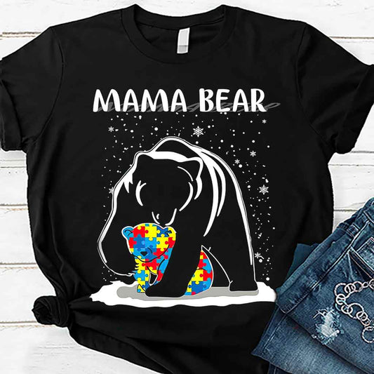 Mama Bär – T-Shirt und Hoodie zur Sensibilisierung für Autismus 112021
