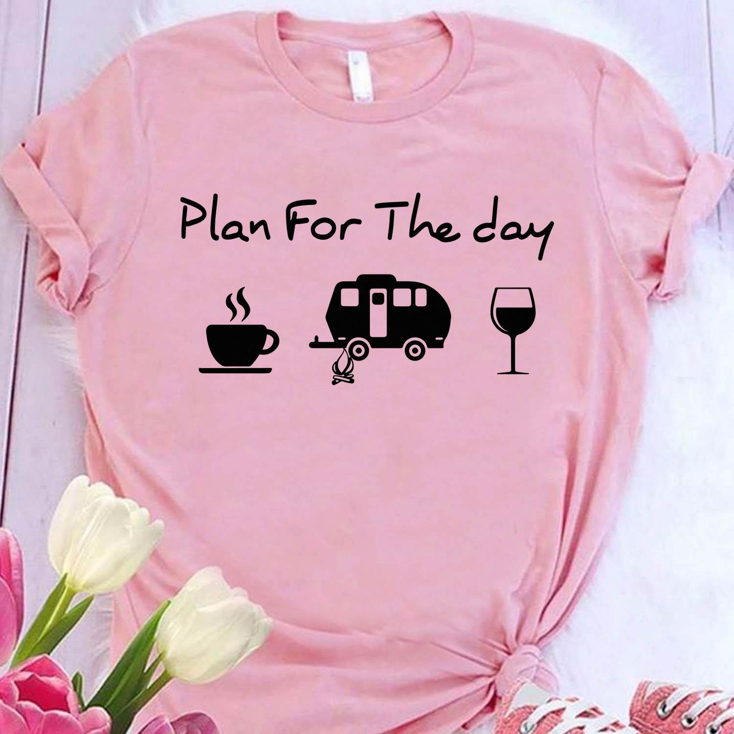 Plan For The Day - Camping T-shirt and Hoodie 112021