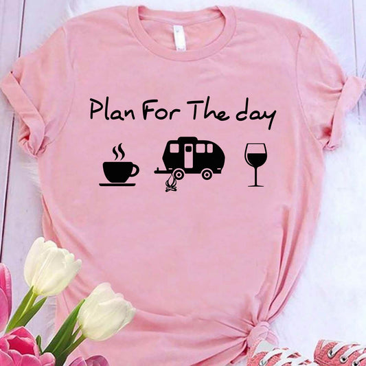 Plan For The Day - Camping T-shirt and Hoodie 112021