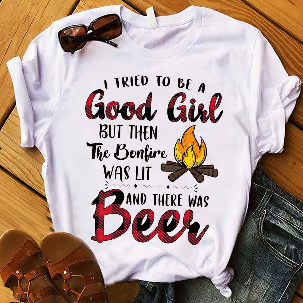 Ich habe versucht, ein braves Mädchen zu sein – Camping-T-Shirt und Hoodie 112021