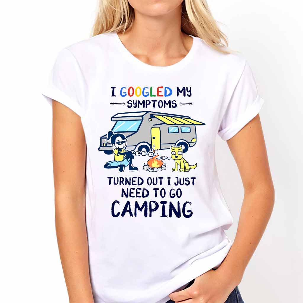 Ich habe meine Symptome gegoogelt – Camping-T-Shirt und Hoodie 112021