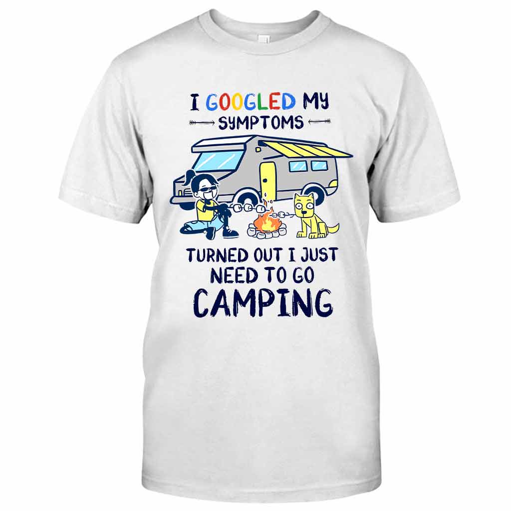 Ich habe meine Symptome gegoogelt – Camping-T-Shirt und Hoodie 112021