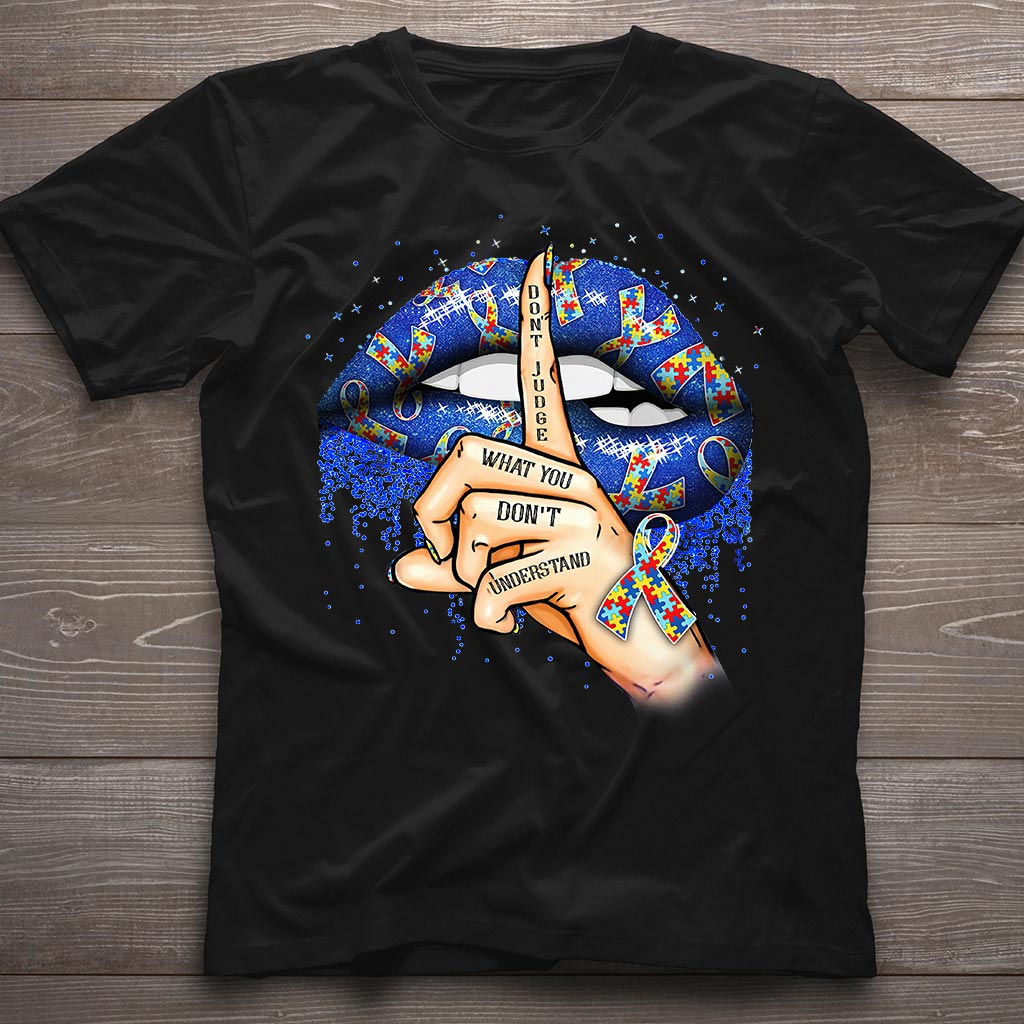 Urteile nicht über Dinge, die du nicht verstehst – T-Shirt und Hoodie zur Aufklärung über Autismus 112021