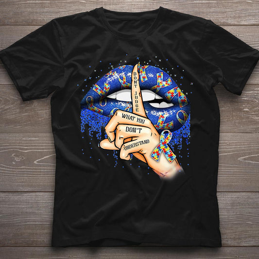 Urteile nicht über Dinge, die du nicht verstehst – T-Shirt und Hoodie zur Aufklärung über Autismus 112021