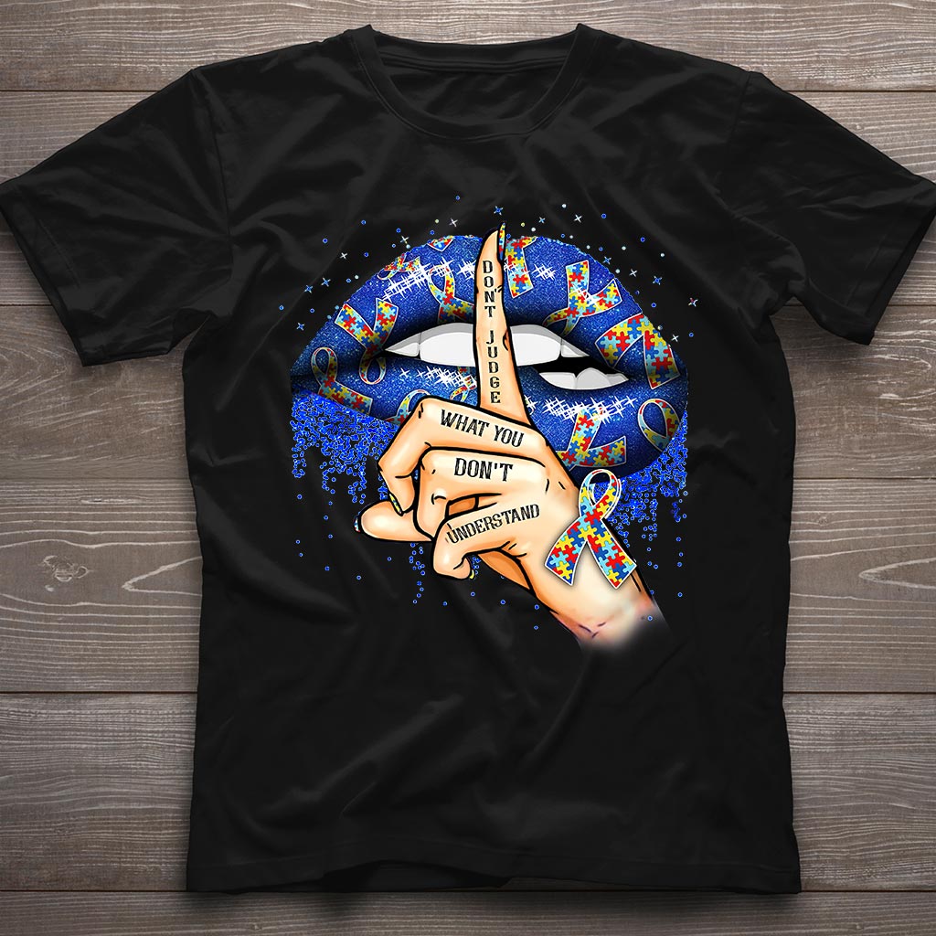 Urteile nicht über Dinge, die du nicht verstehst – T-Shirt und Hoodie zur Aufklärung über Autismus 112021