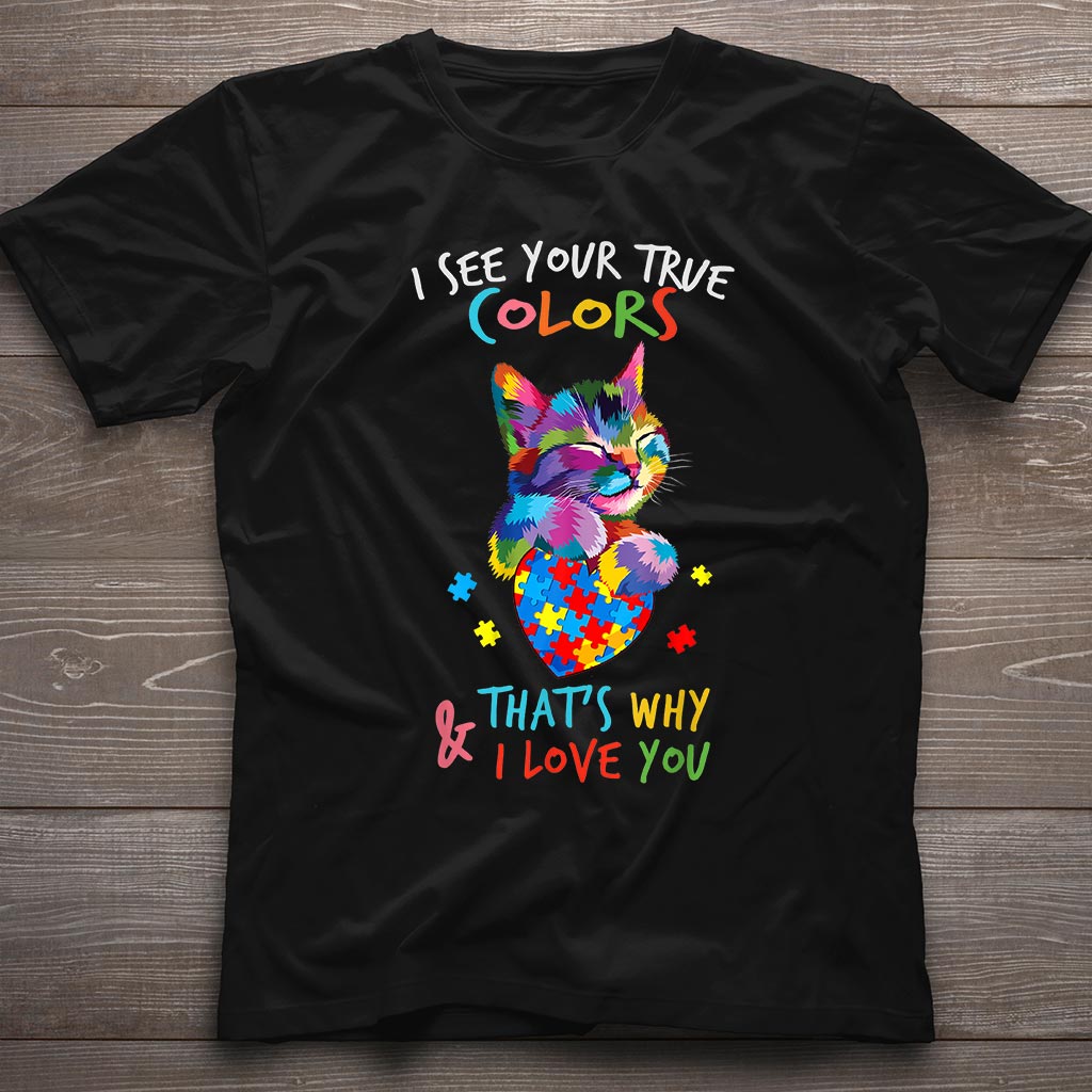 Ich liebe jemanden mit Autismus – T-Shirt und Hoodie zur Sensibilisierung für Autismus 112021