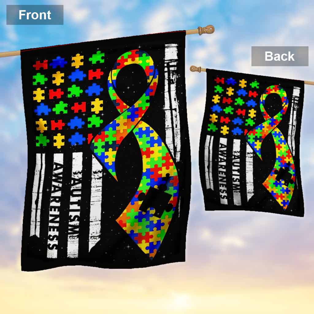 Autismus-Aufklärung – Hausflagge 112021