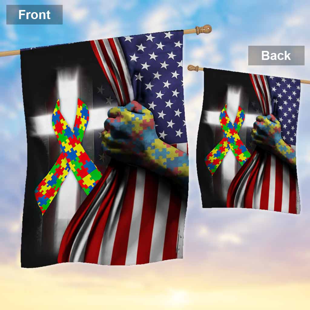 Autismus-Aufklärung – Hausflagge 112021