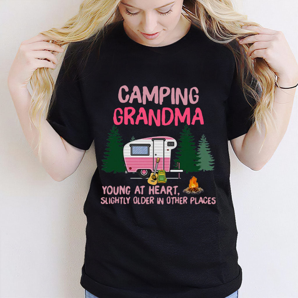 Camping Grandma - T-shirt and Hoodie 112021