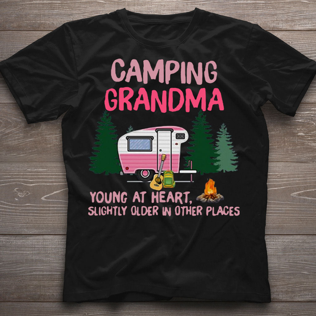 Camping Grandma - T-shirt and Hoodie 112021
