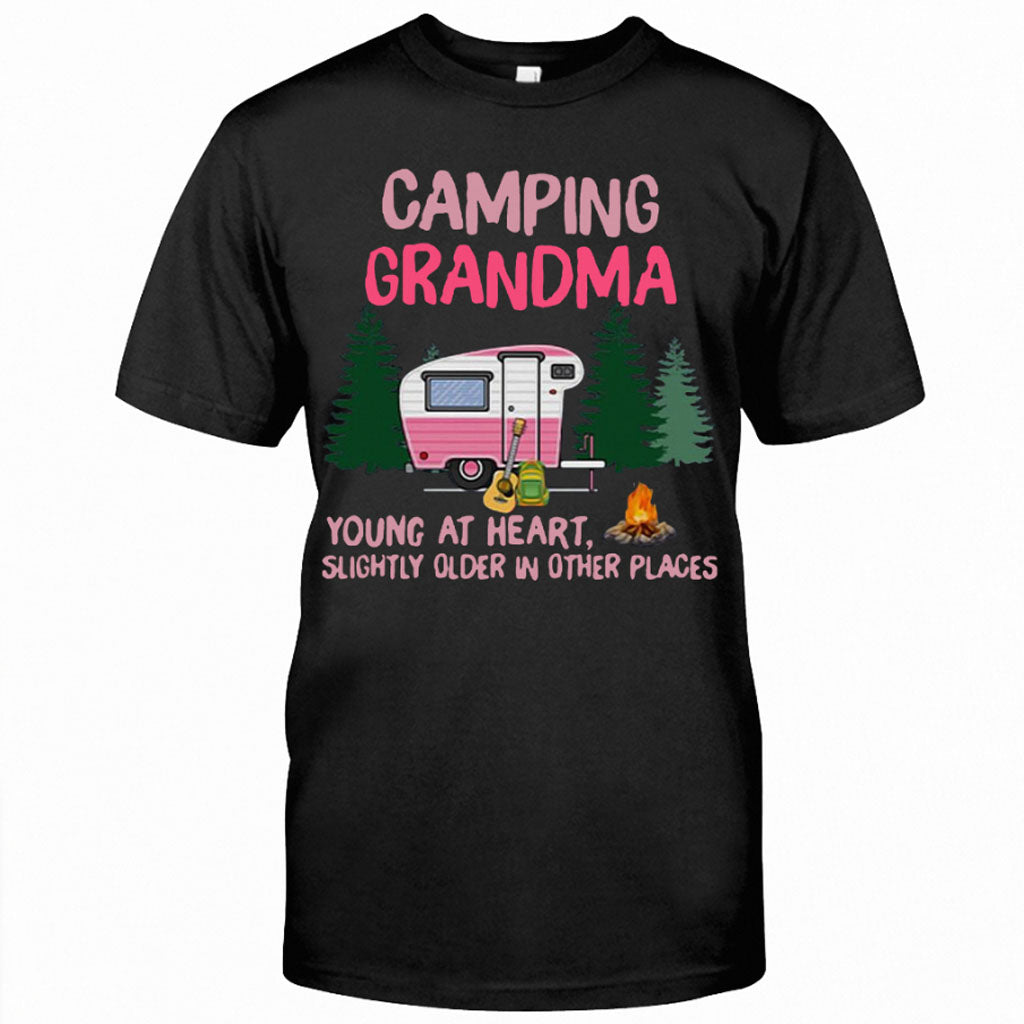 Camping Grandma - T-shirt and Hoodie 112021