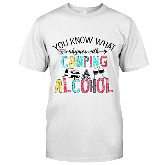 Du weißt, was sich auf Camping reimt – T-Shirt und Hoodie 112021