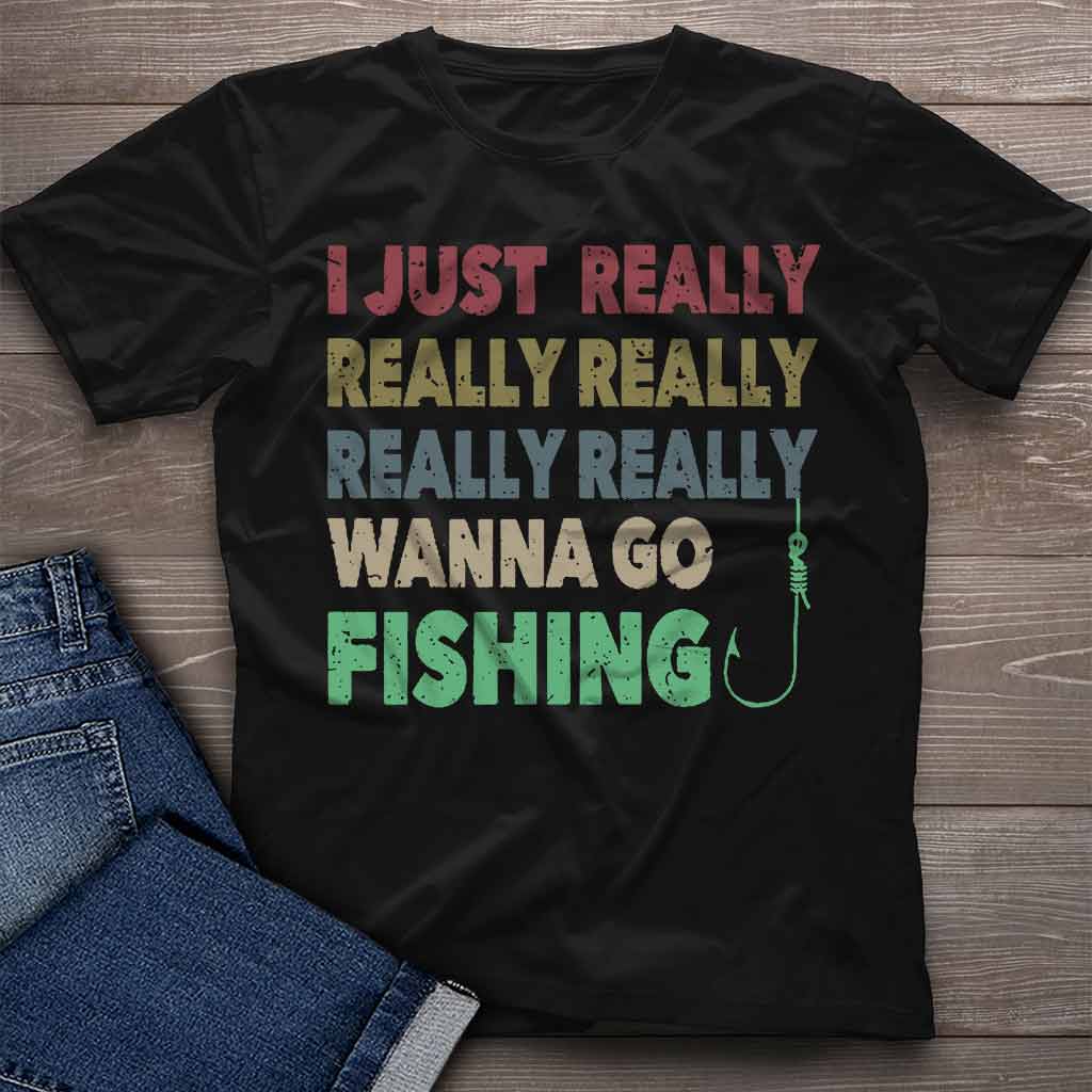 Ich will einfach nur angeln gehen – T-Shirt und Hoodie 112021