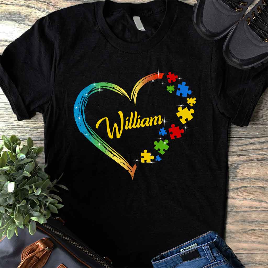 Autismus-Aufklärung – Personalisiertes T-Shirt und Hoodie 1121