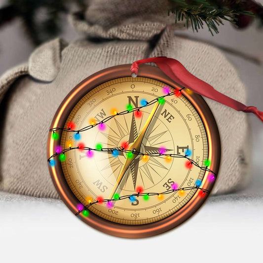 Campingartikel-Kollektion – Weihnachts-Camping-Ornament (beidseitig bedruckt)