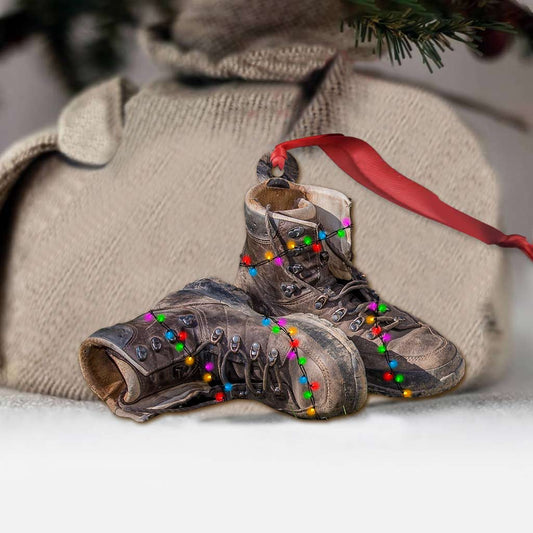 Campingartikel-Kollektion – Weihnachts-Camping-Ornament (beidseitig bedruckt)