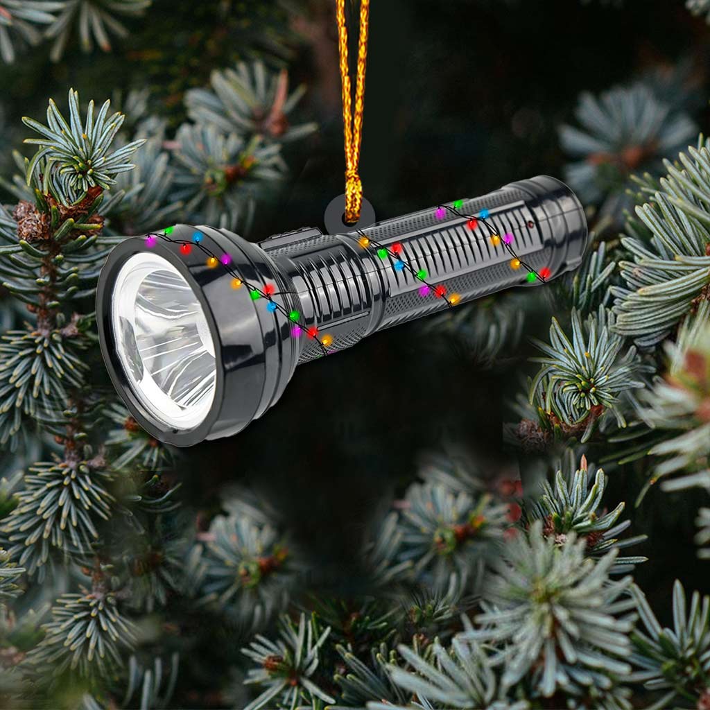 Campingartikel-Kollektion – Weihnachts-Camping-Ornament (beidseitig bedruckt)