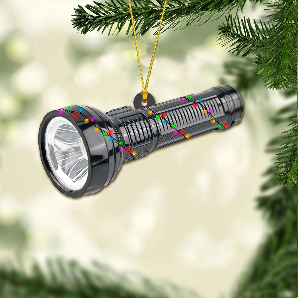 Campingartikel-Kollektion – Weihnachts-Camping-Ornament (beidseitig bedruckt)