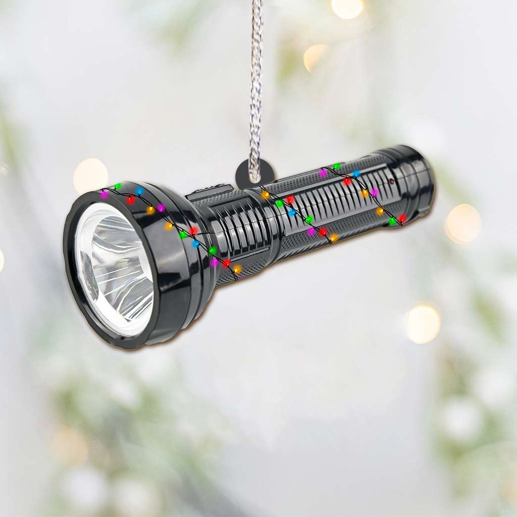 Campingartikel-Kollektion – Weihnachts-Camping-Ornament (beidseitig bedruckt)