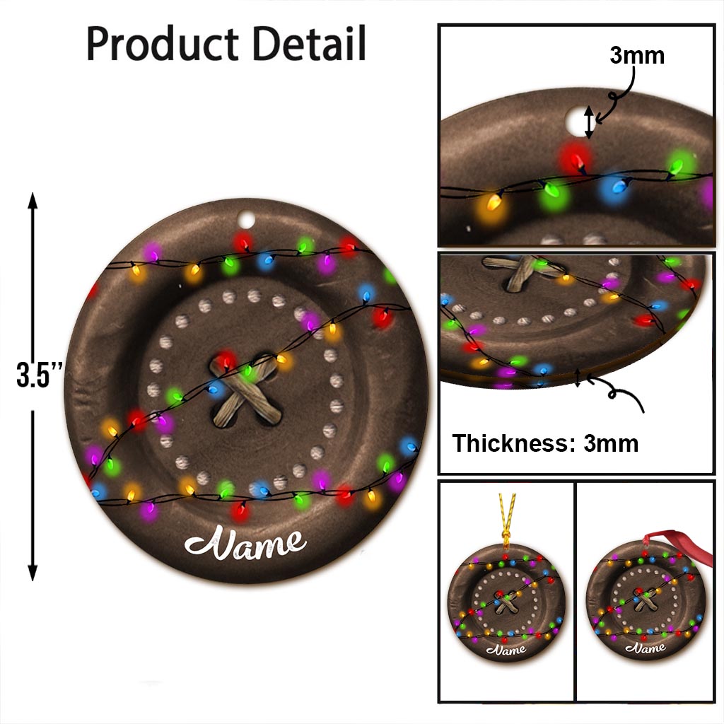 Nähzubehör-Kollektion – Personalisierter Weihnachtsschmuck zum Nähen (beidseitig bedruckt)