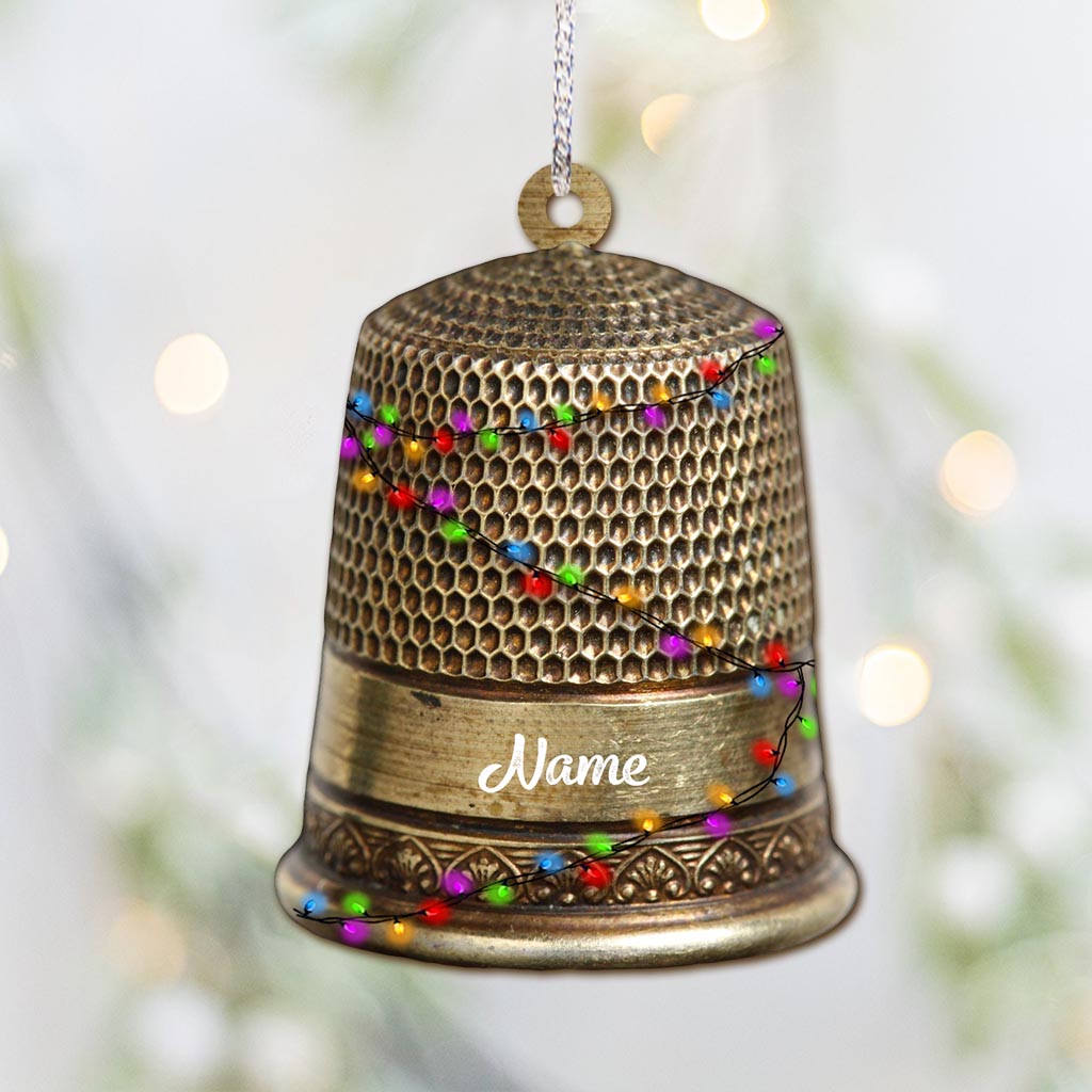 Nähzubehör-Kollektion – Personalisierter Weihnachtsschmuck zum Nähen (beidseitig bedruckt)