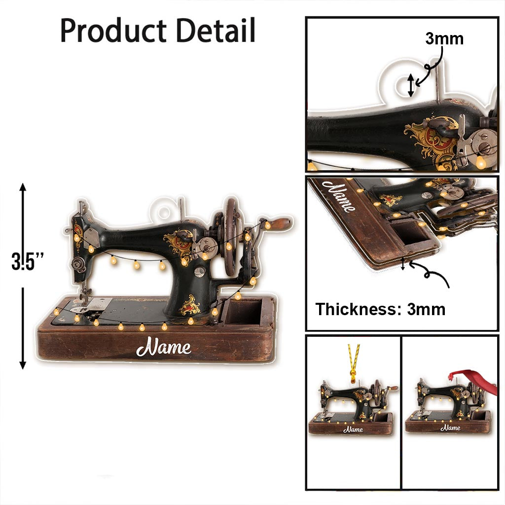 Nähartikel-Kollektion – Personalisierter transparenter Weihnachtsschmuck zum Nähen