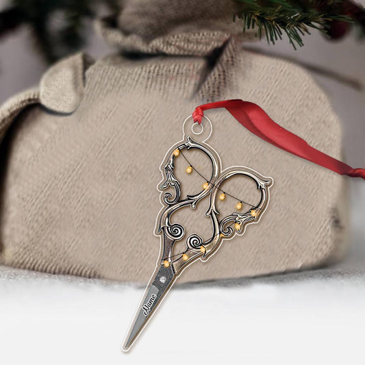 Nähartikel-Kollektion – Personalisierter transparenter Weihnachtsschmuck zum Nähen