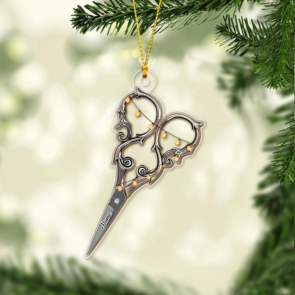 Nähartikel-Kollektion – Personalisierter transparenter Weihnachtsschmuck zum Nähen