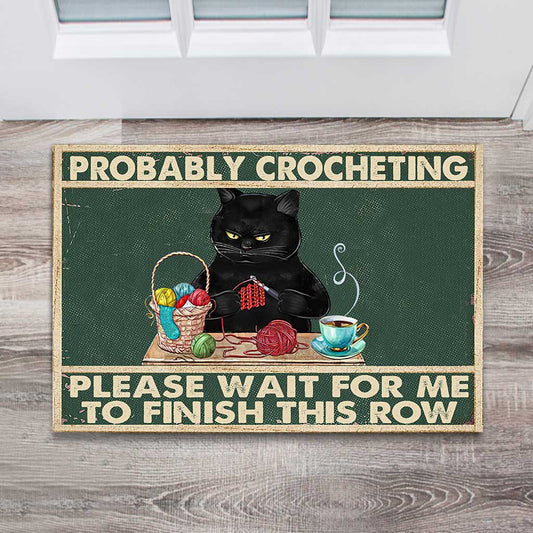 Probably Crocheting - Crocheting Doormat