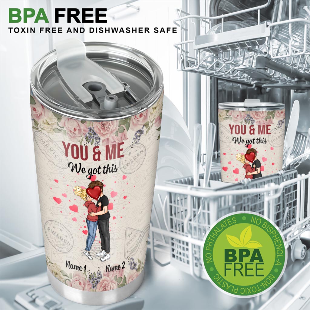 Ich gehöre dir – personalisierter Pärchenbecher