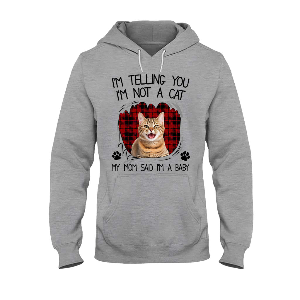 My Mom Said I'm A Baby - Personalized Cat T-shirt And Hoodie