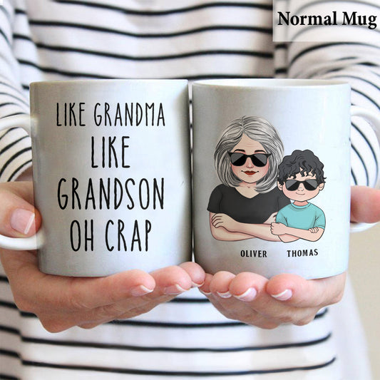 Like Father Like Son - Gift for dad, dad, son - Personalized Mug