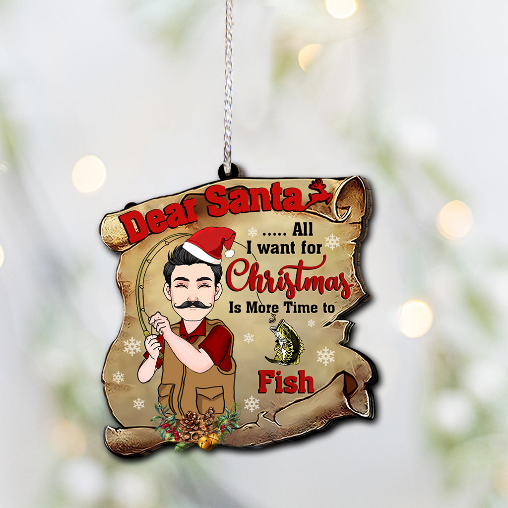 Lieber Weihnachtsmann – Personalisierter Angelschmuck