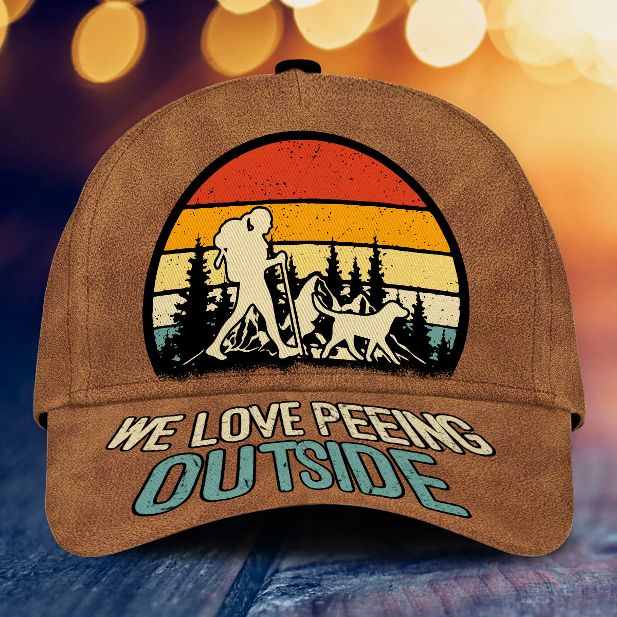 I Love Peeing Outside - Personalized Hiking Classic Cap