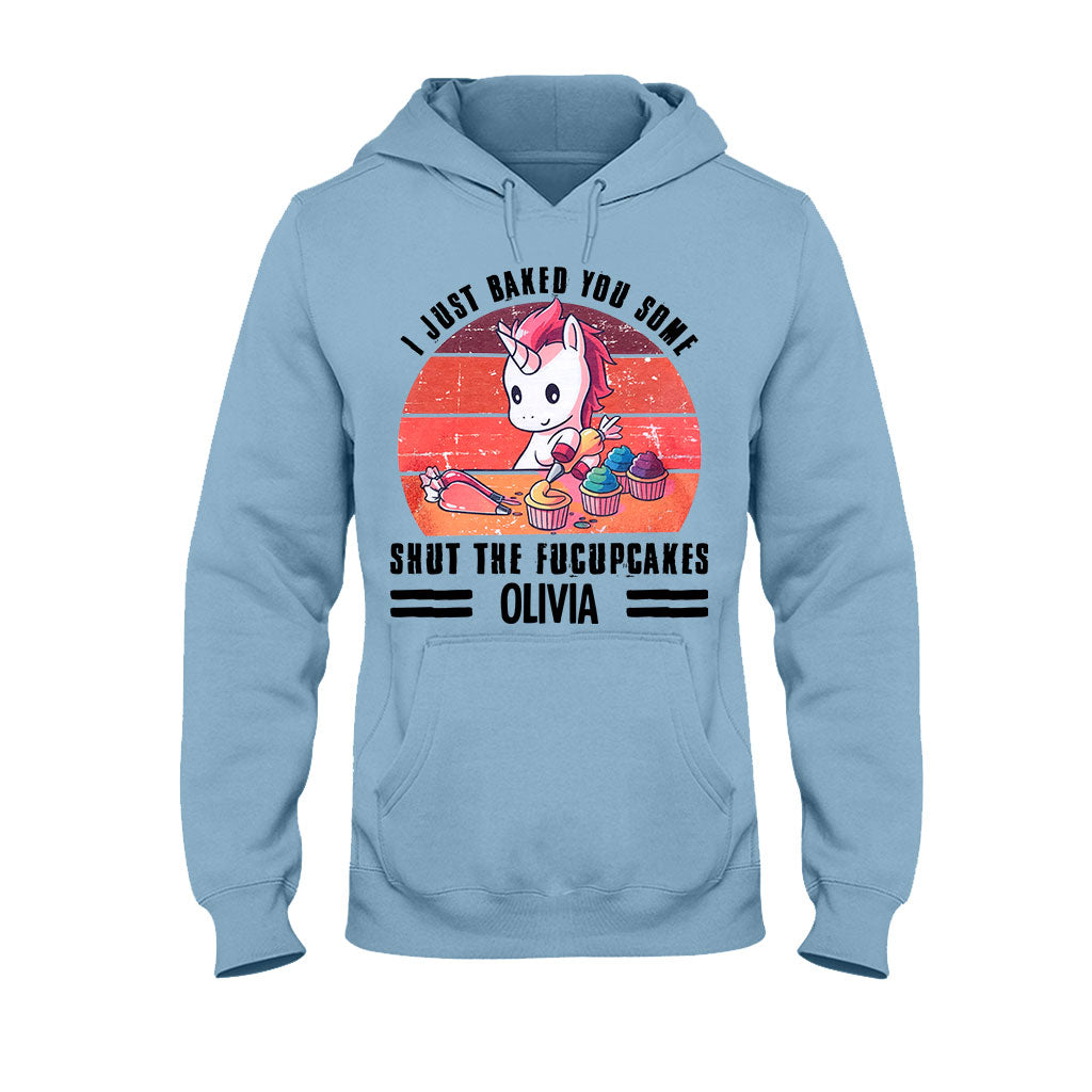 Ich backe dir einfach ein paar Kuchen – Personalisiertes Back-T-Shirt und Hoodie