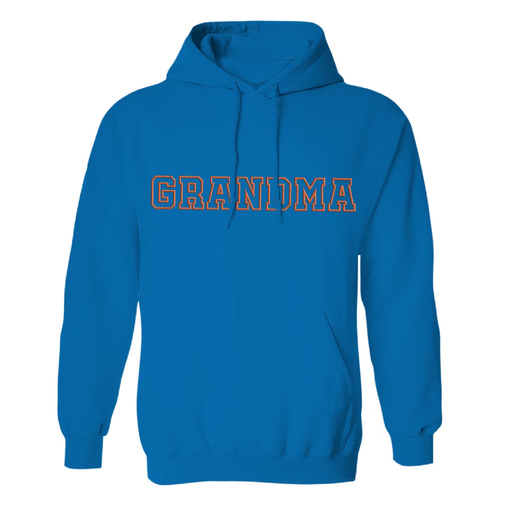 Personalisierter, bestickter Hoodie für Oma – individueller Name