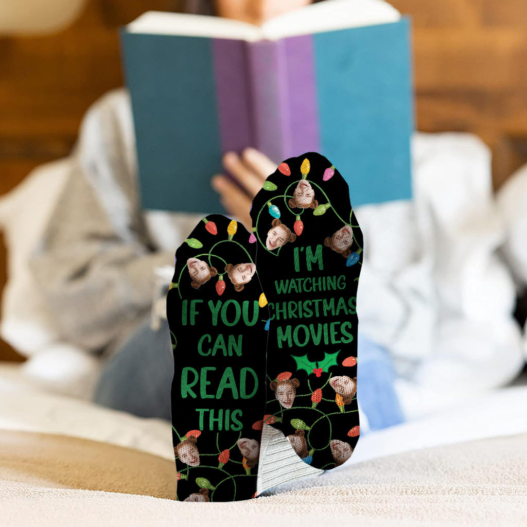 If You Can Read This - Personalized Christmas Socks