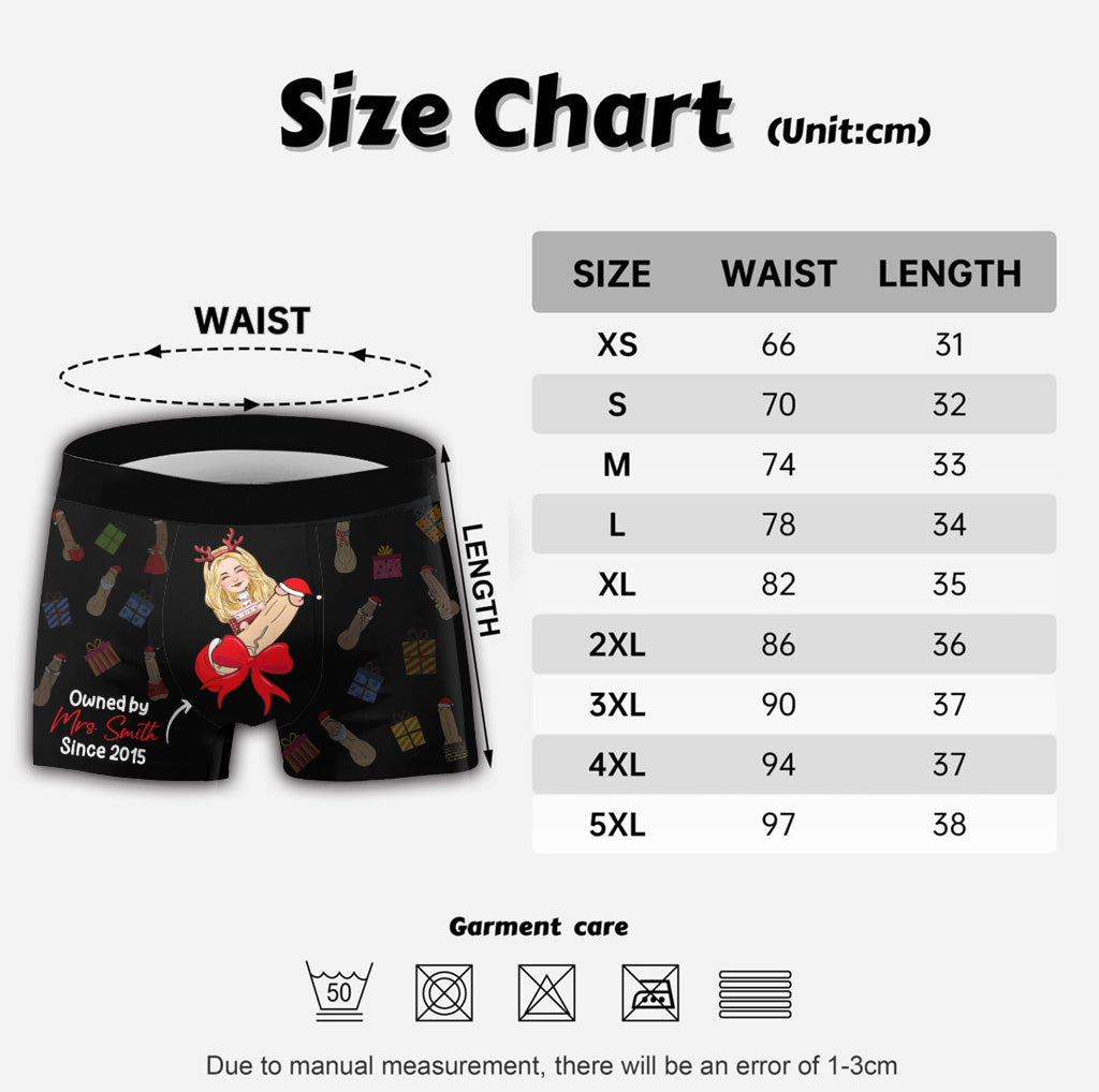 Ich liebe dich – Personalisierte Boxershorts für Männer (Paar)