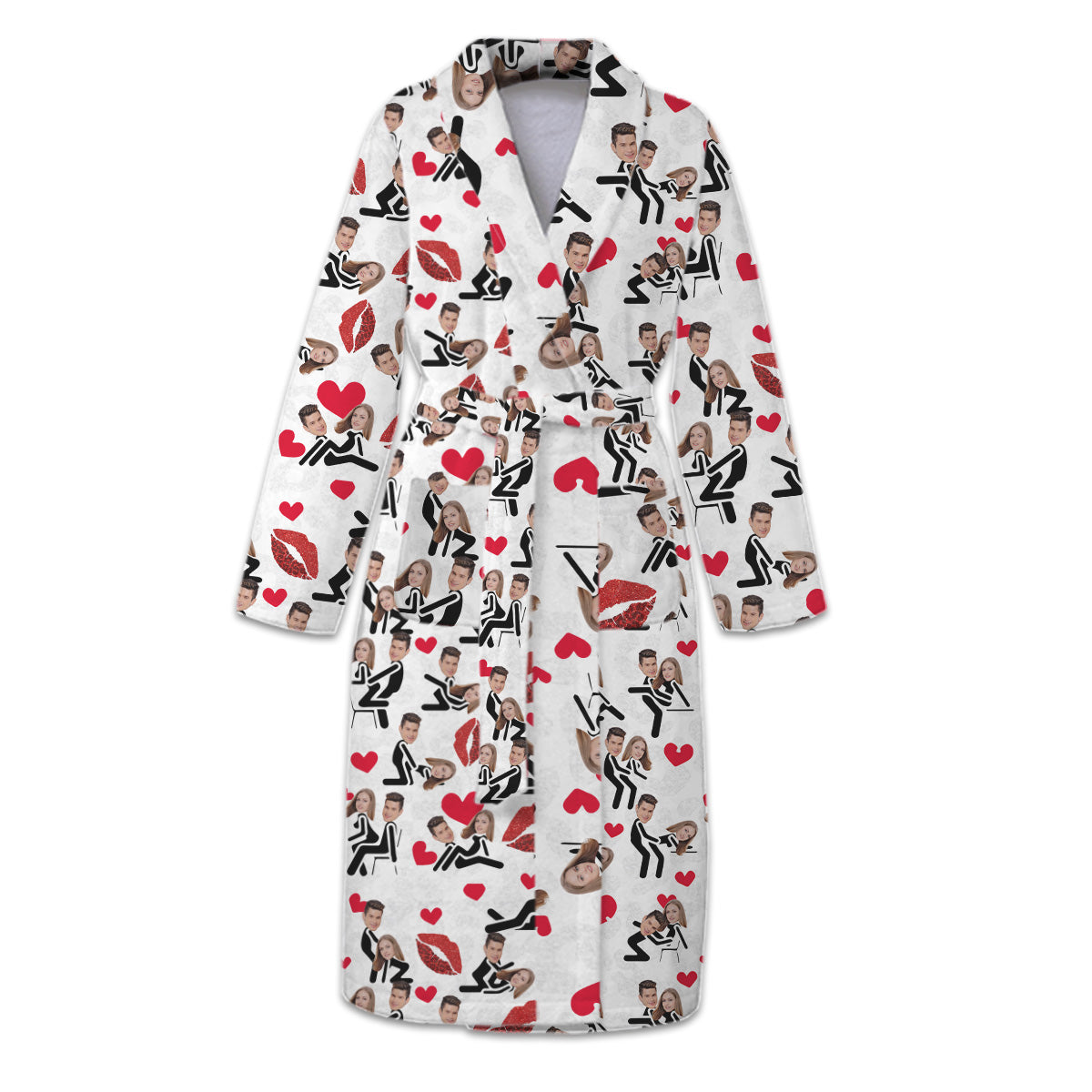 Du bist meine Lieblingsbeschäftigung - Personalisierter Kimono-Pyjama für Paare