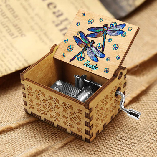 Hippie Soul – Personalisierte Hippie-Spieluhr mit Handkurbel